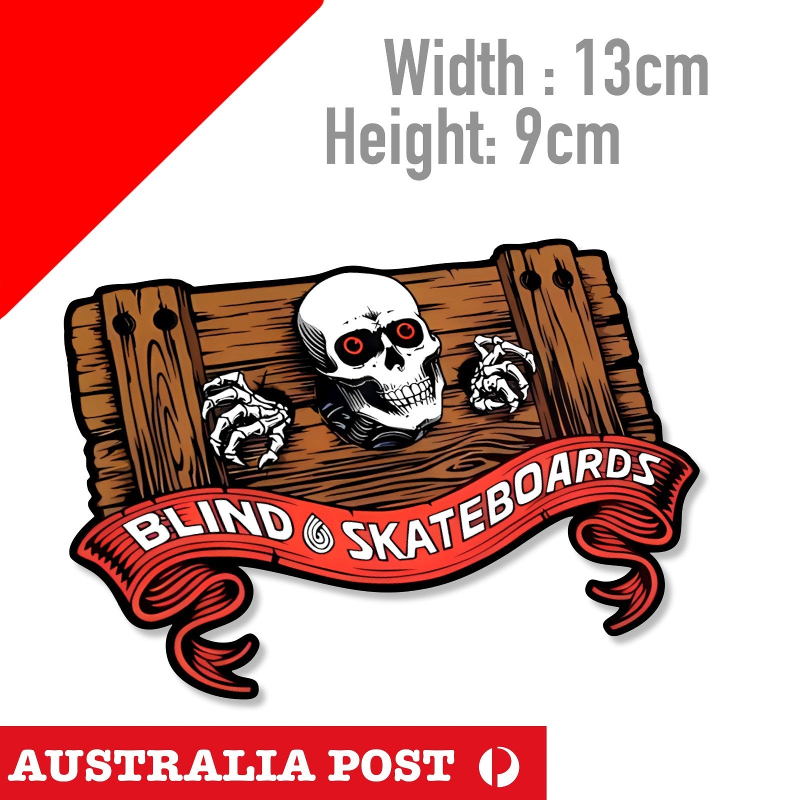 BLIND SKATEBOARDS F**KED UP BLIND KIDS STICKER POWELL PERALTA Skull