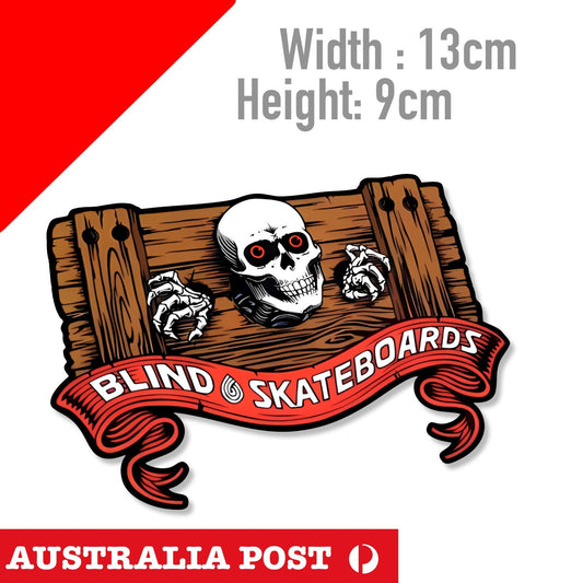 BLIND SKATEBOARDS F**KED UP BLIND KIDS STICKER POWELL PERALTA Skull