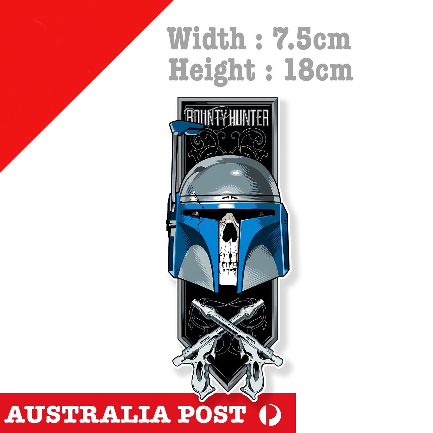 Star Wars Bounty Hunger Banner, Star Wars Villain, lightsaber  Sticker