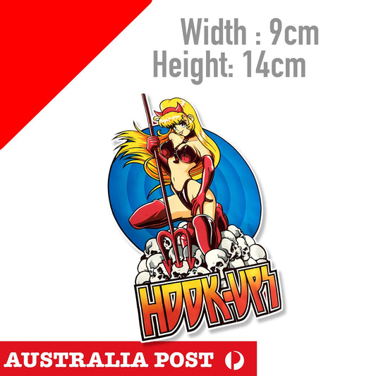 HOOK-UPS Skate STICKER USA Skateboard  Fighters, Devils, Demons Sticker