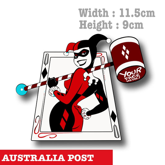 Harley Quinn - Suicide Squad with Mallet  JOKER DC  Decal Sticker