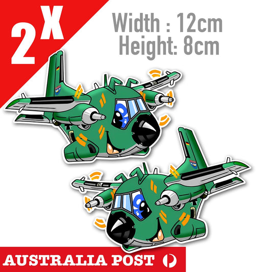 Hercules Military Plane Military Airplane Cartoon Stickers