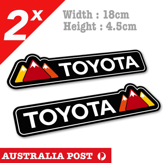 Toyota  TRD Pro Logo Banner 4x4, Hilux, 4WD, Off Road Decal Sticker