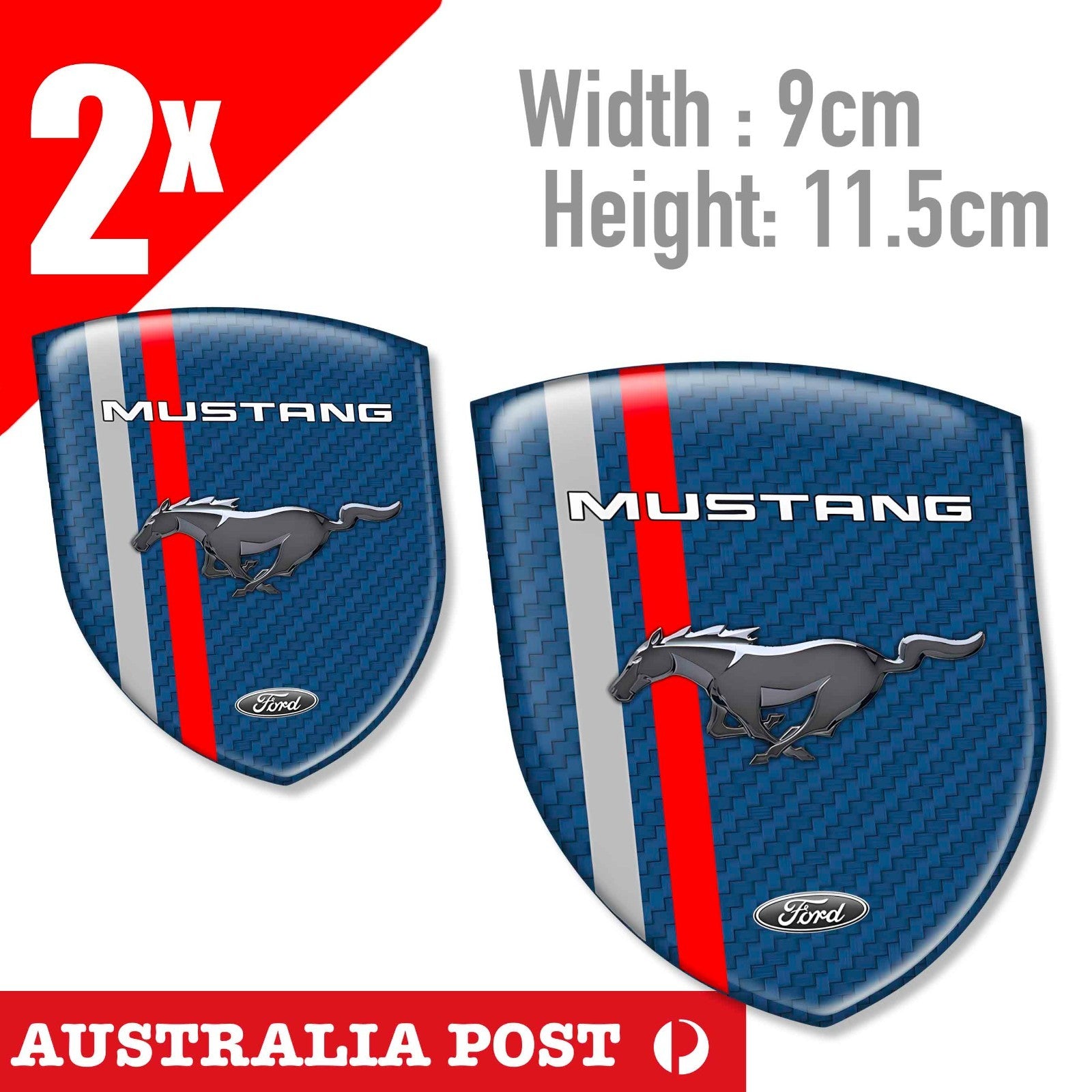 FORD MUSTANG Badge , FORD LOGO , Mustang, Falcon Racing  Sticker