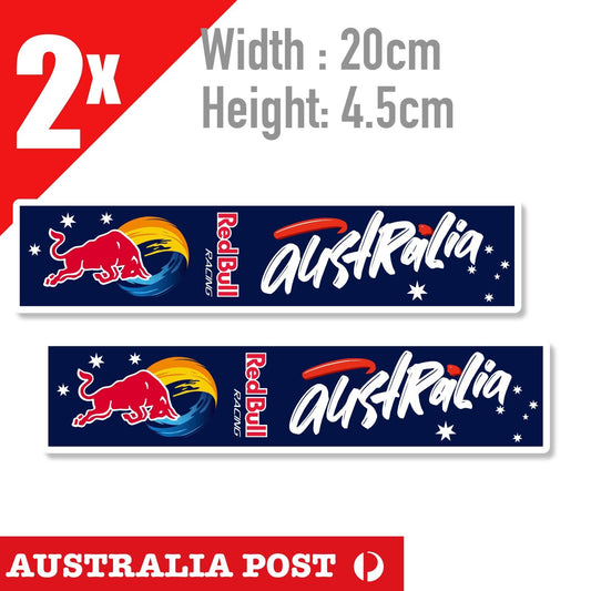 Red BUll Australia Red Bull Racing Slap  Turbo , JDM, Ute, 4x4, Truck  Sticker