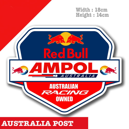 Red Bull AMPOL Racing Australia, AMPOL Logo Australia  Decal  Sticker