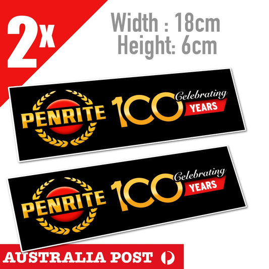 PENRITE LUBRICANT Motor Oil  100 year Banner Stickers