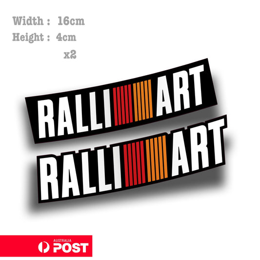 Mitsubishi RALLI ART JDM Logo  Laptop , Car  Decal Sticker 
