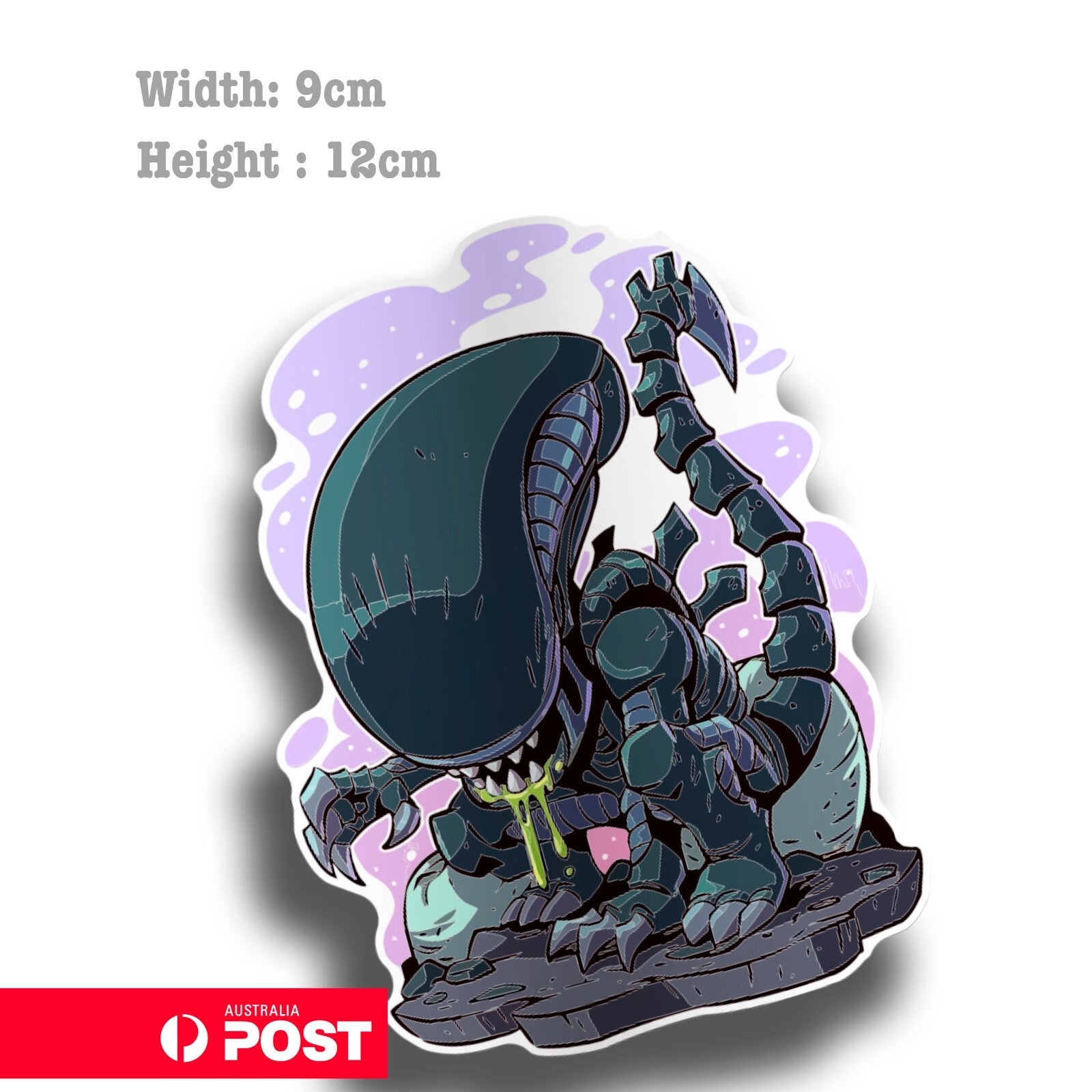 Alien drooling  Laptop , Car  Decal Sticker 