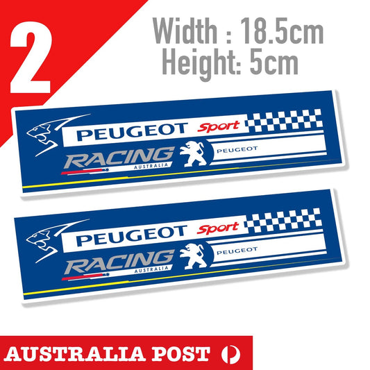 Peugeot Sport Racing Australia Turbo Ralli Ute Car 4x4  Vinyl Sticker
