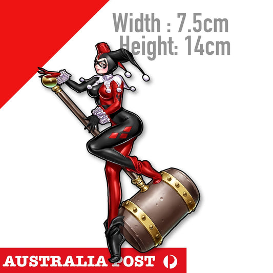 DC Harley Quinn & Big Mullet , Suicide Squad , Harley Quinn Sticker
