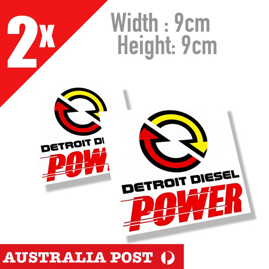 Detroit Diesel Power , Engine Automotive Gas Oil Service Sticker