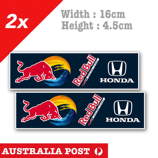 Red Bull Honda Racing Laptop , Car  Vinyl  Sticker 