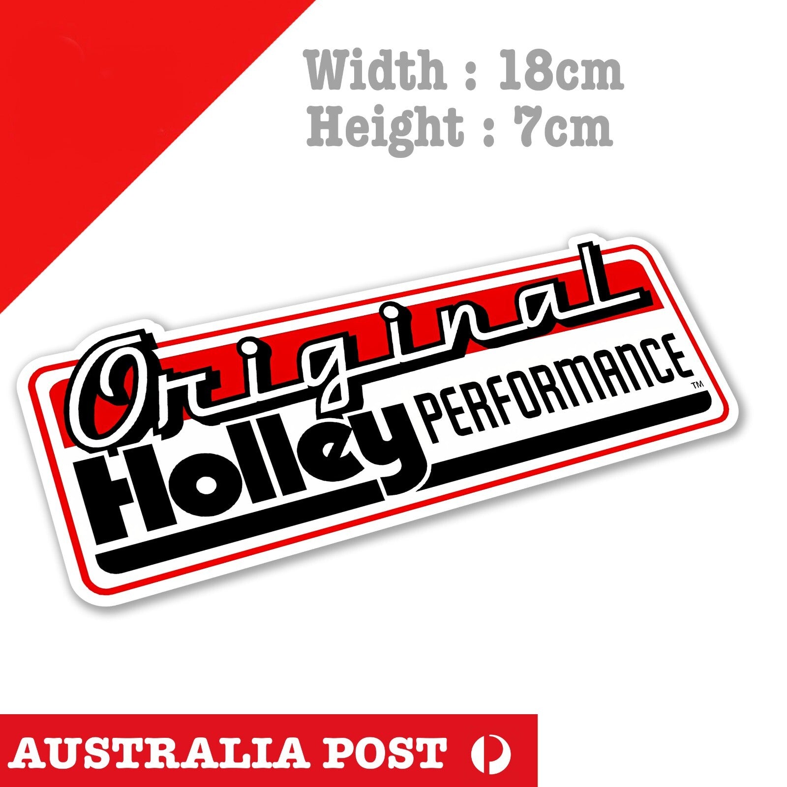 Original Holley Performance V8 Hot Rod Muscle Banner Car Sticker ...