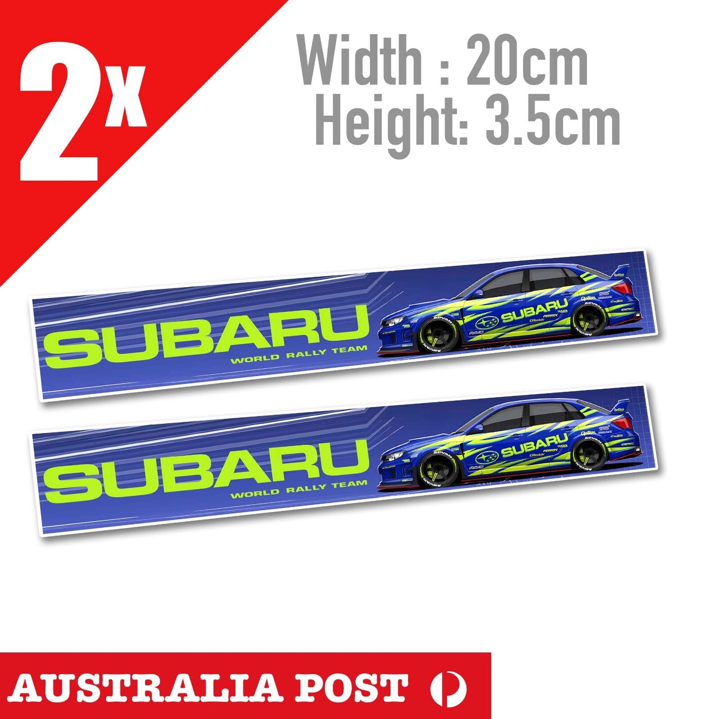 Subaru World Rally Racing Banner, Japan, WRX STi JDM BRZ Scion Impreza
