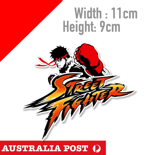 Street Fighter Logo Rye Logo Sticker