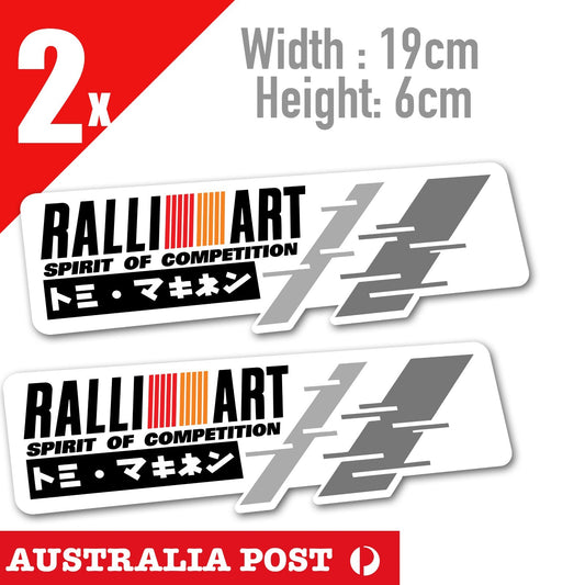 Ralli Art Mitsubishi JDM Spirit of Competition  Car Vinyl  Stickers