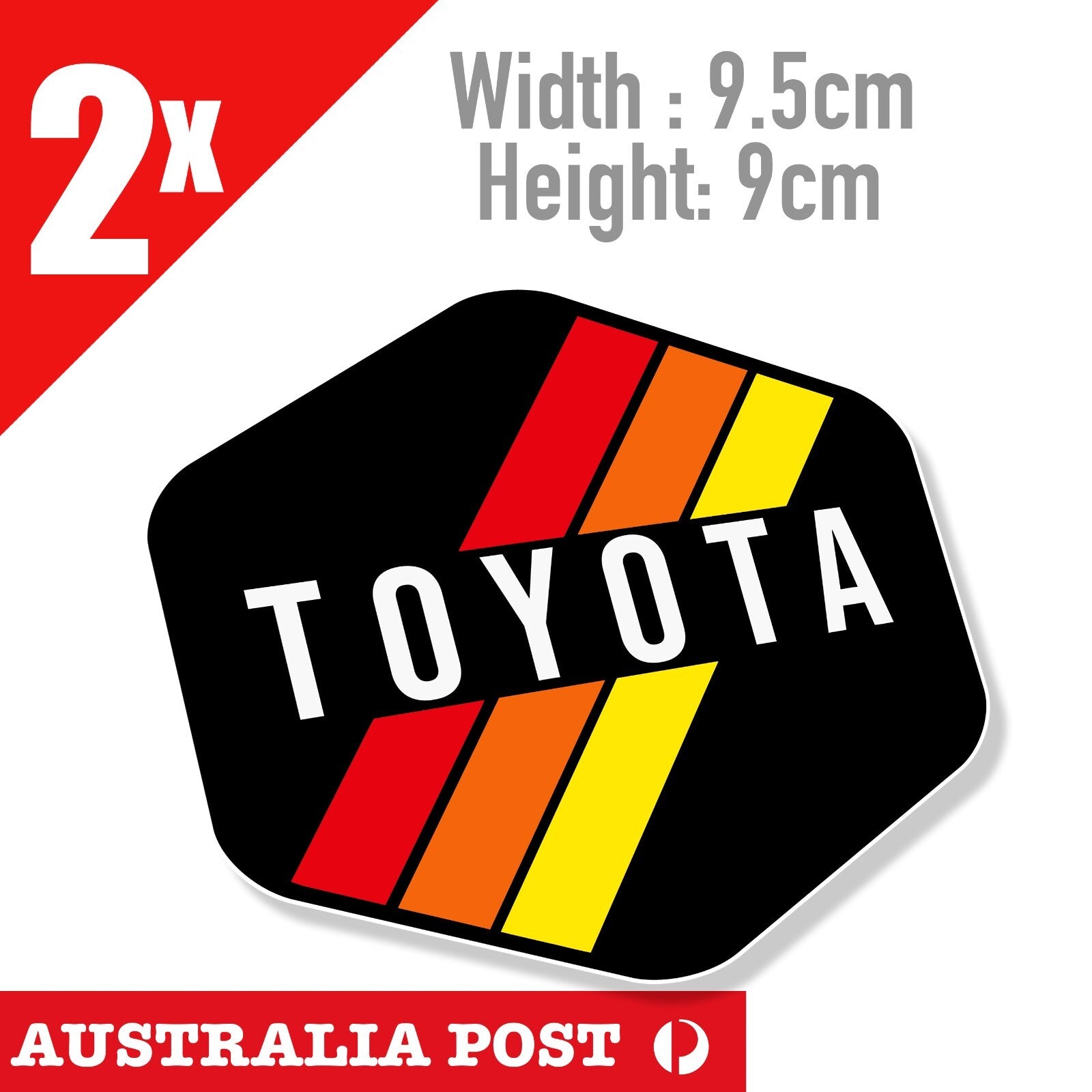Toyota TRD Adventure 4WD Logo, 4x4 Off Road, Hilux Toyota  2x Stickers