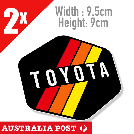 Toyota TRD Adventure 4WD Logo, 4x4 Off Road, Hilux Toyota  2x Stickers