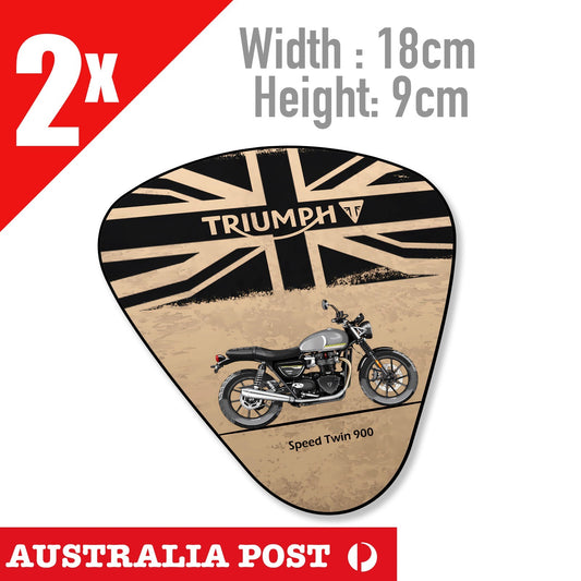 Triumph Speed Twin 900 Motorcycle British Flag Badge Sticker