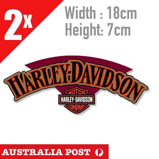 Harley Davidson Sportster 1200 Motorcycle, Helmet, Fuel Tank Logo Stickers