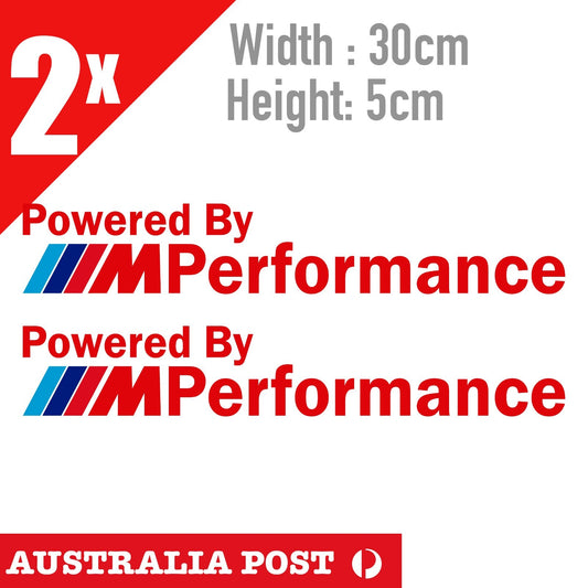 BMW M3 PERFORMANCE Banner , POWERED By BMW  Stickers