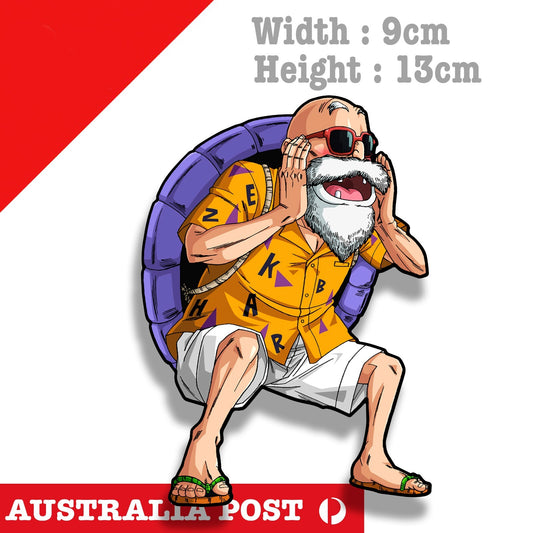 Master Roshi Dragon Ball Z JDM , Car  Vinyl  Sticker 