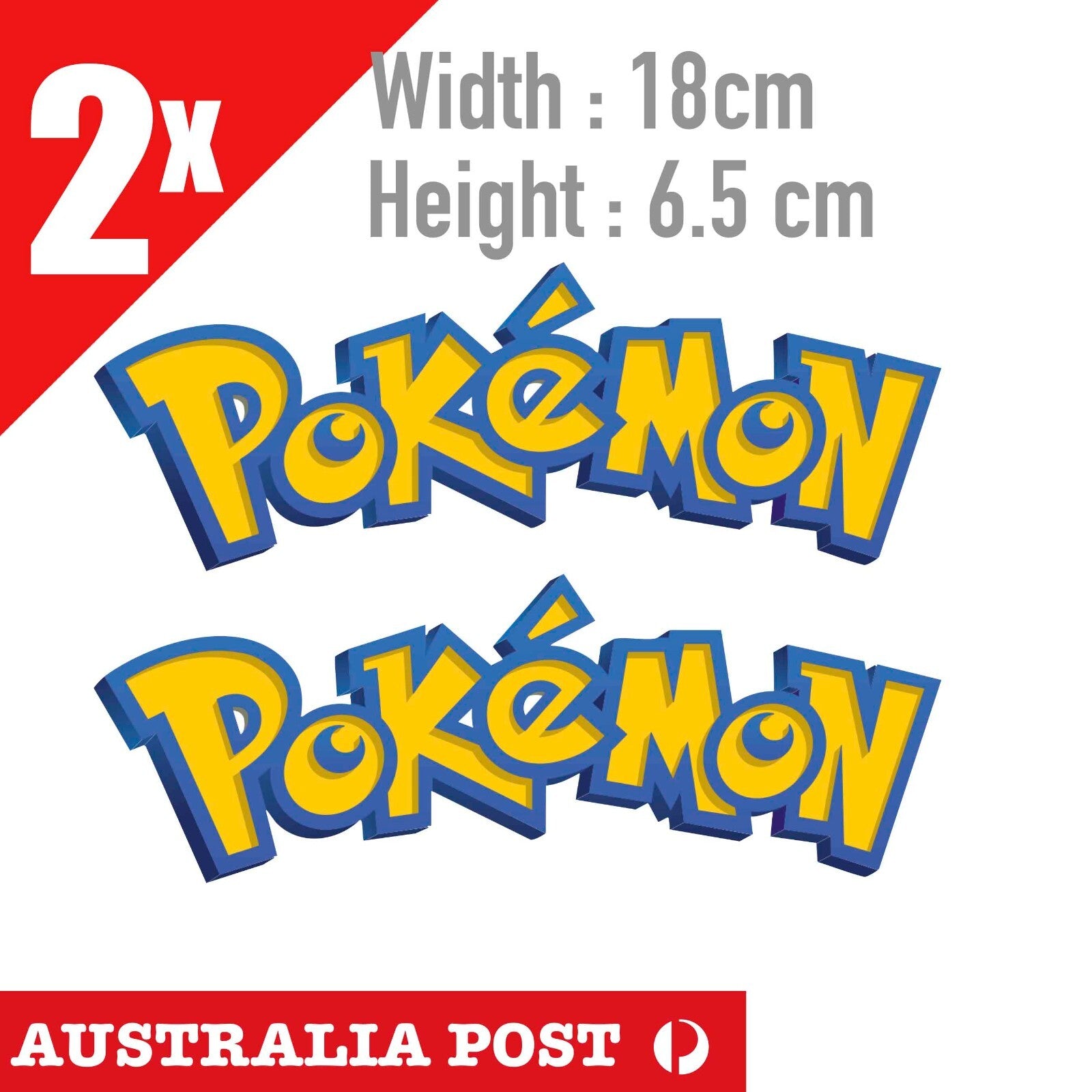 POKEMON Logo Stickers