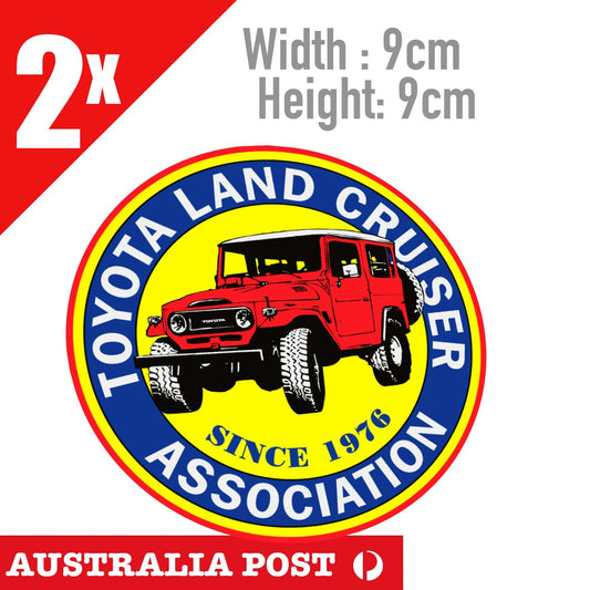 TOYOTA Land Cruiser Association 1976, Hilux 4x4 Truck Ute,  4Runner Stickers