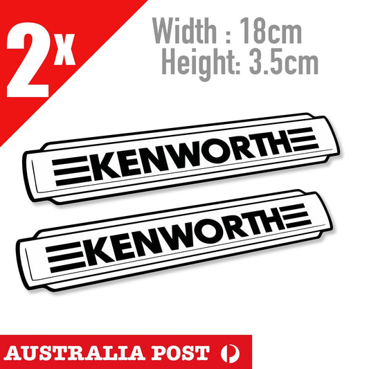 Kenworth Truck Logo Banner , Kenworth Truck Black & White  Stickers