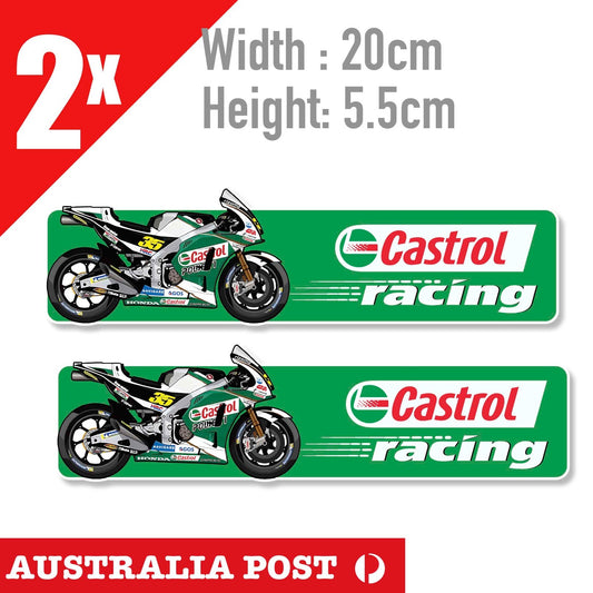 CASTROL Grand Prix motorcycle racing Castrol Road racing Banner Sticker