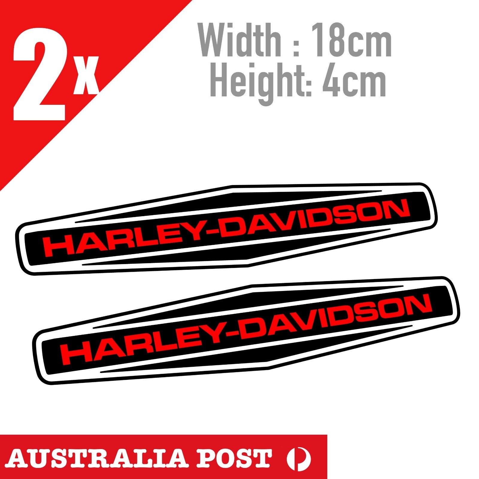 Harley Davidson Motorcycle Fuel Tank Logo Decal Stickers