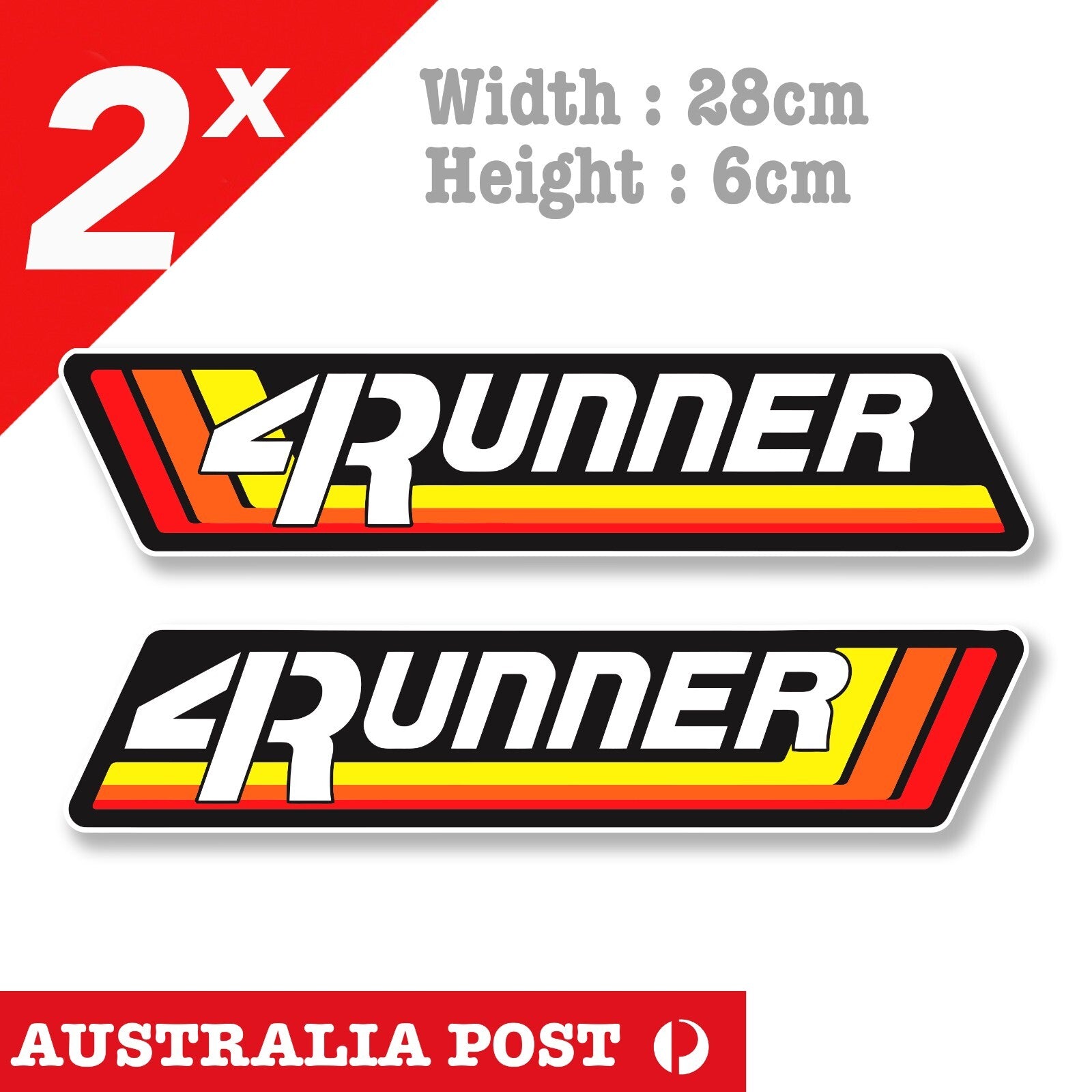 Toyota  TRD Pro 4Runner, 4x4, Hilux, 4WD, Off Road JDM JAPAN Sticker