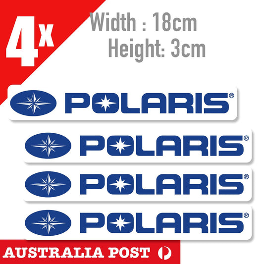 POLARIS Off Road Vehicle Banner x4 Sticker