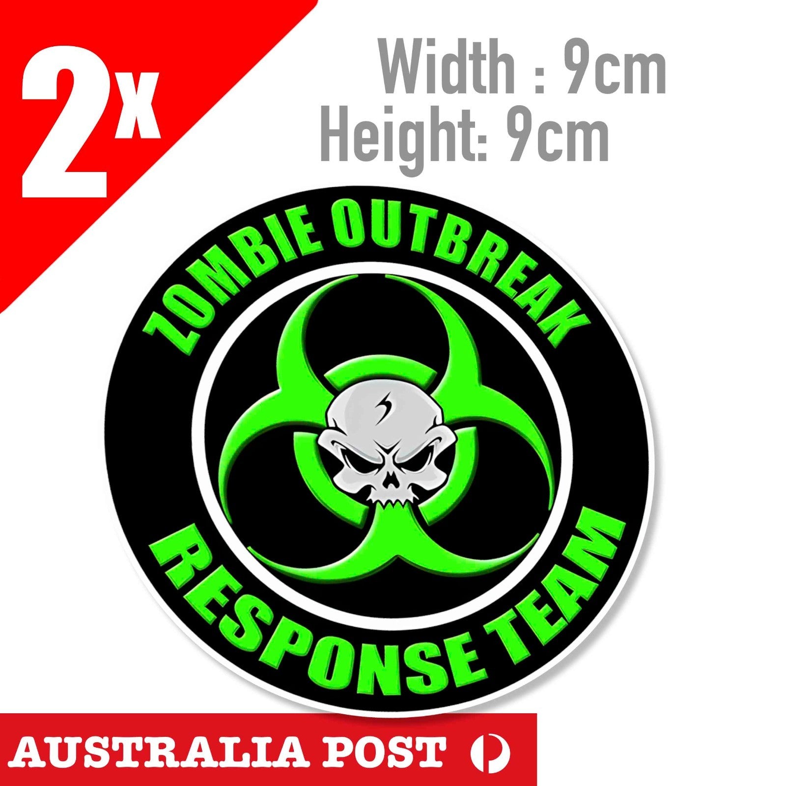 ZOMBIE OUTBREAK RESPONCE TEAM logo decal Stickers