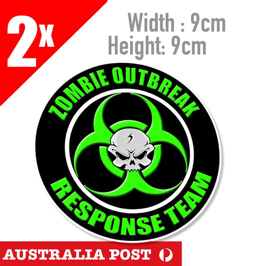 ZOMBIE OUTBREAK RESPONCE TEAM logo decal Stickers
