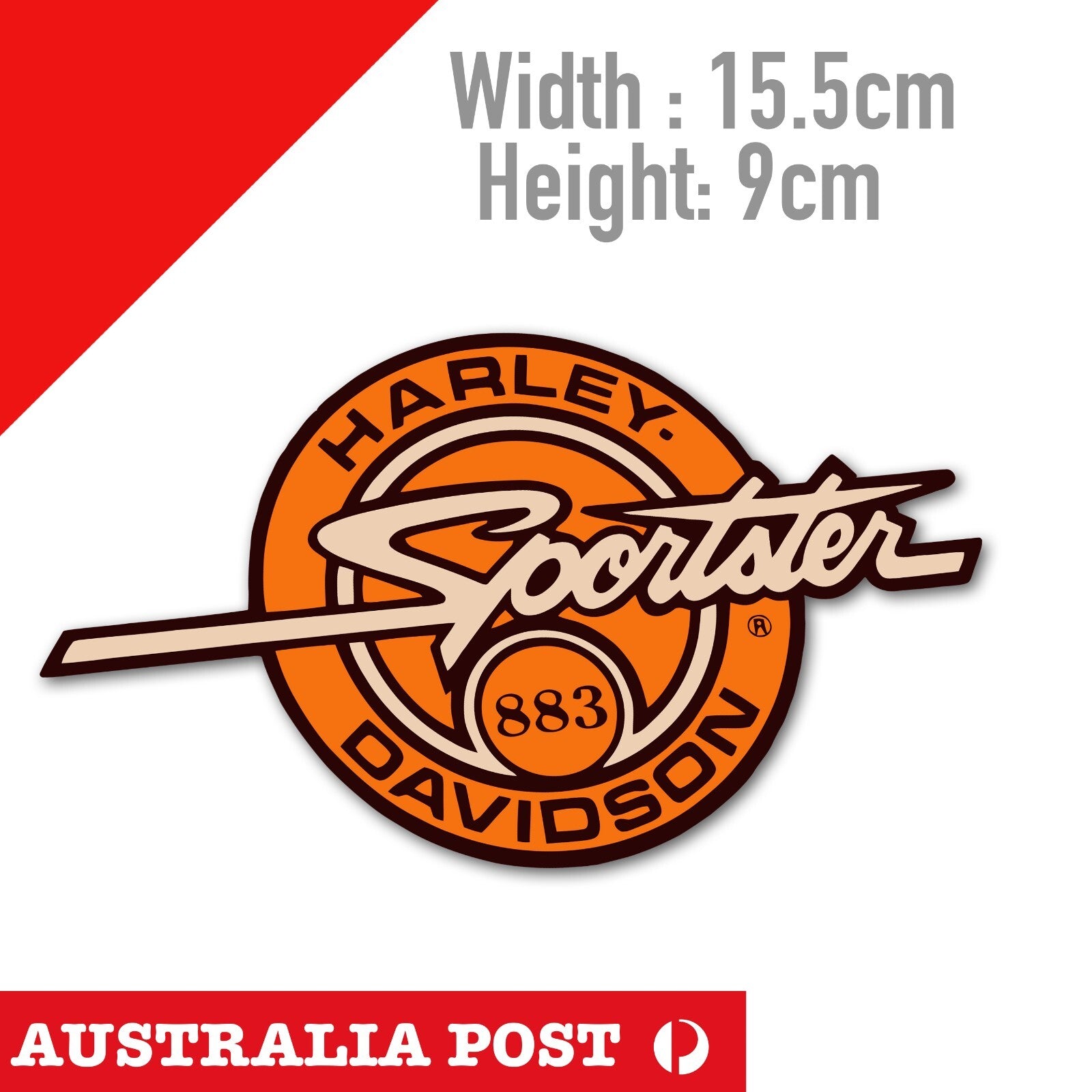 Harley Davidson Sportster Motorcycle, Helmet, Fuel Tank, Motorcycle Sticker