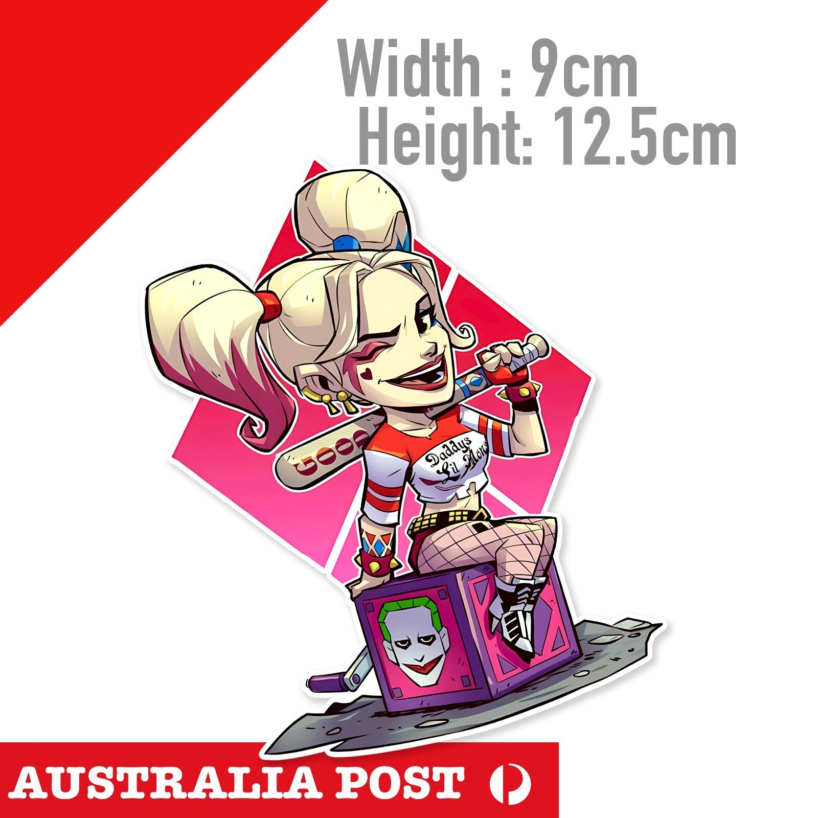 DC Harley Quinn Baseball Bat , Suicide Squad , Harley Quinn Sticker
