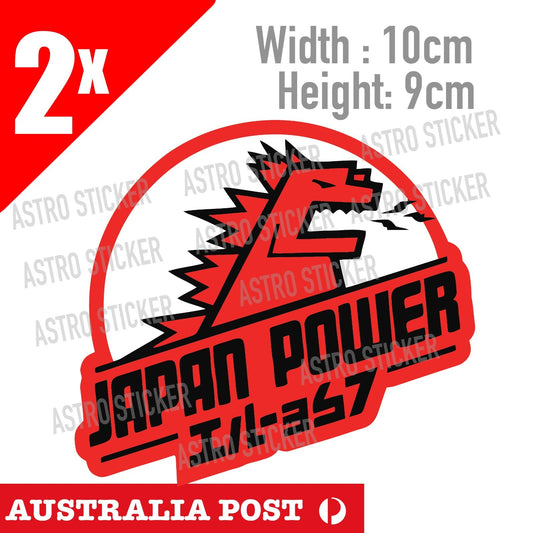 JDM Godzilla POWER OSAKA JAPAN Car Laptop , Car  Decal Stickers