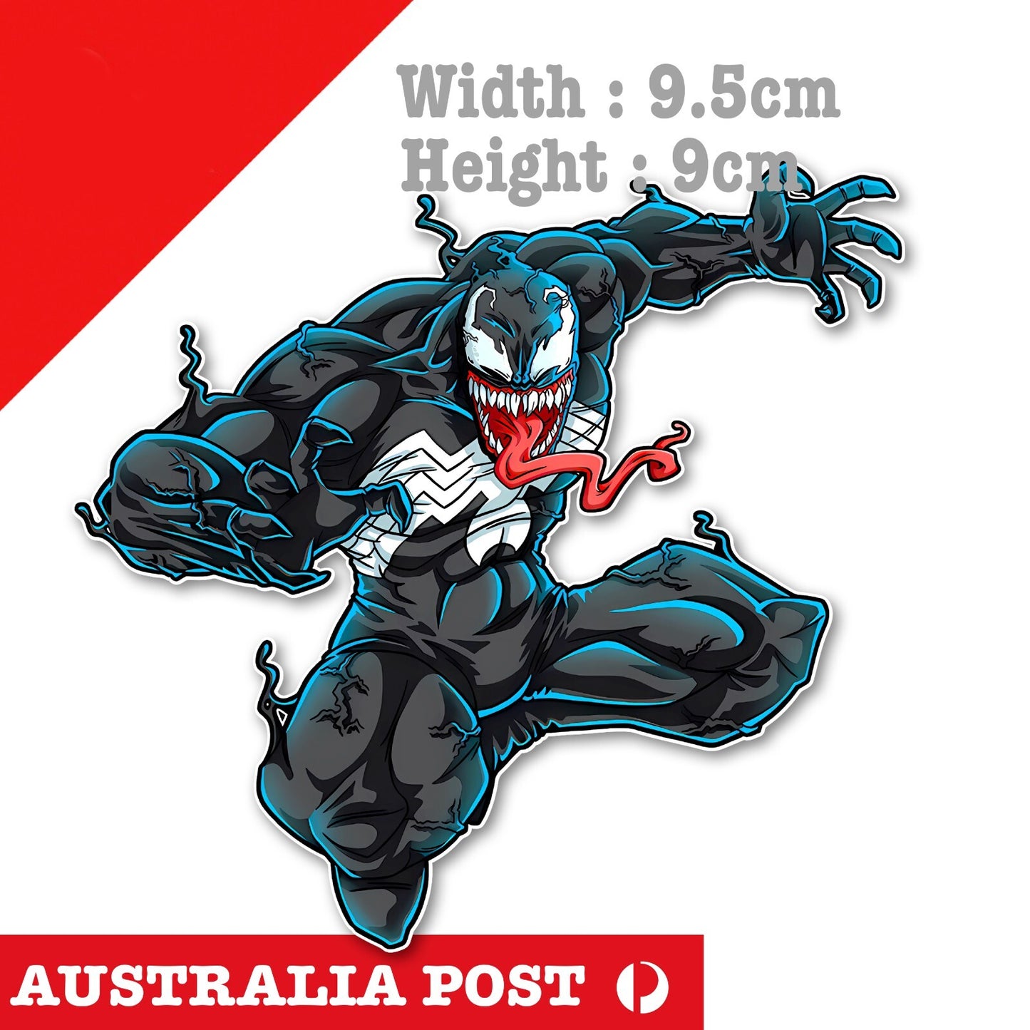 VENOM Cartoon Character , Spiderman Black Venom Decal Sticker