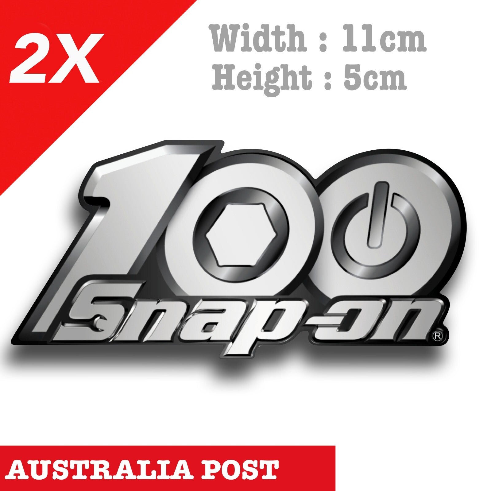 SNAP-ON 100 Logo ,Tools Garage Vintage Vinyl  Stickers