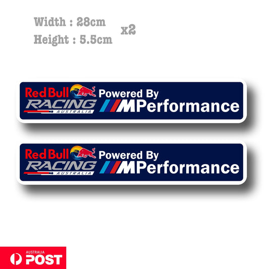 Red Bull Racing Australia BMW Performance Large  Vinyl  Sticker