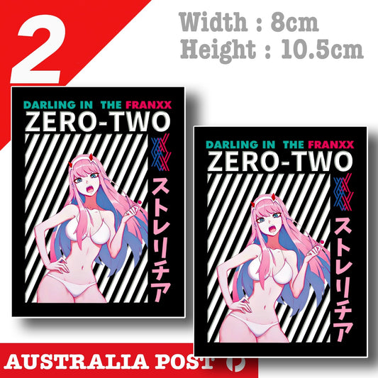 Zero-two Darling In The Franxx  Bikini Sexy Anime Girl JDM Sticker