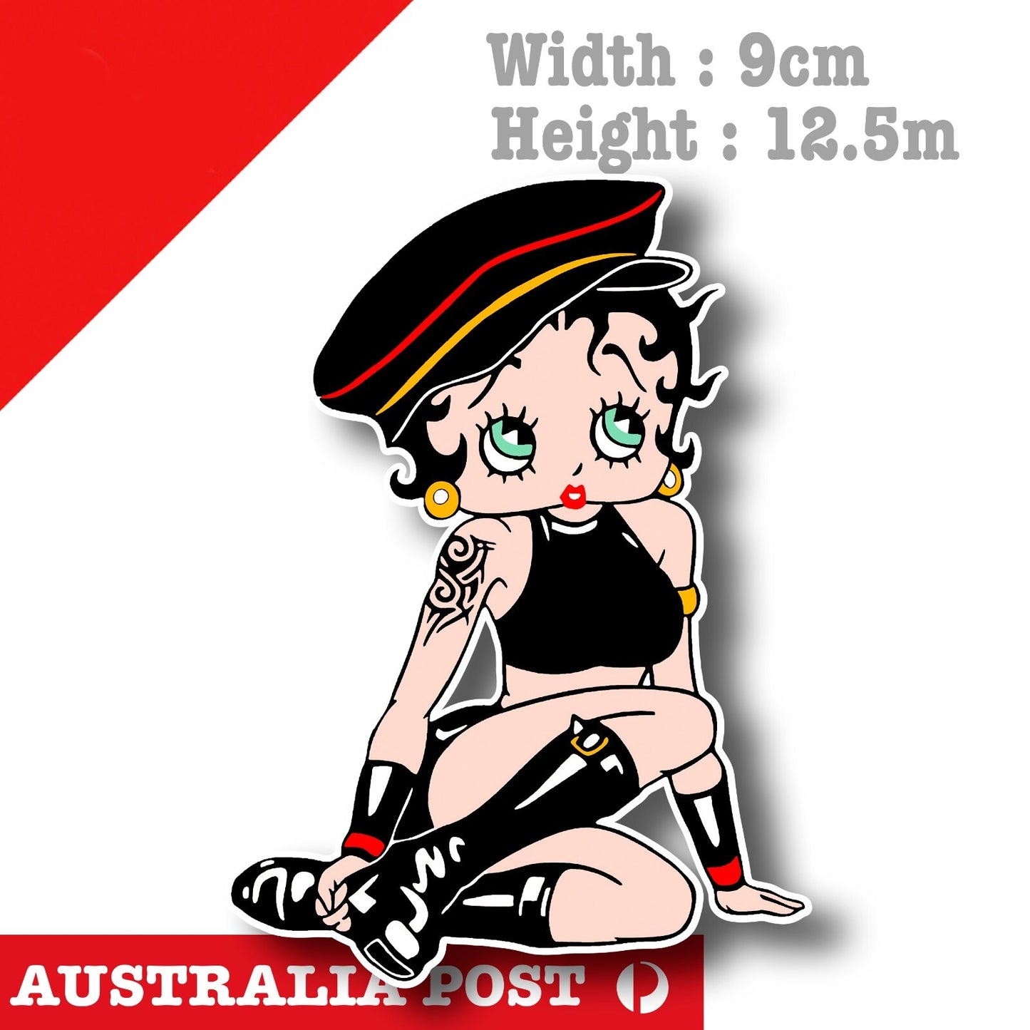 Betty Boop Rapper , Betty Boop Sticker