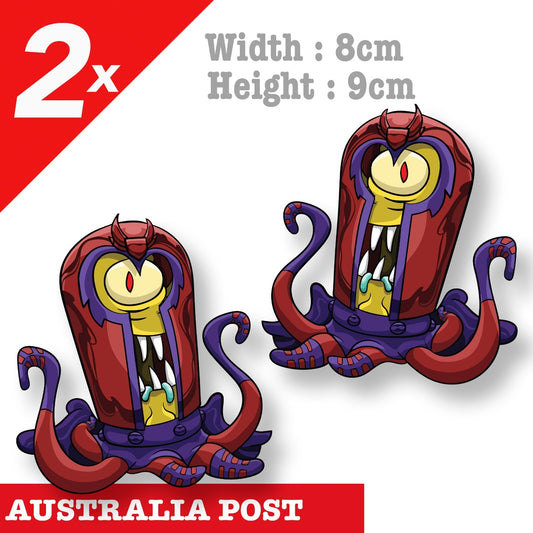 The Simpson Alien Monster, Funny Simpson Monster, Cartoon Character  Sticker