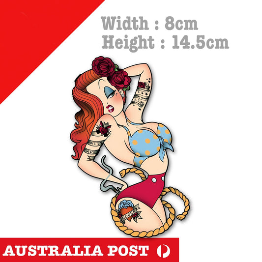 Jessica Rabbit , Sexy Red Head Sexy Pin Up Girl , Roger Rabbit Cartoon Sticker