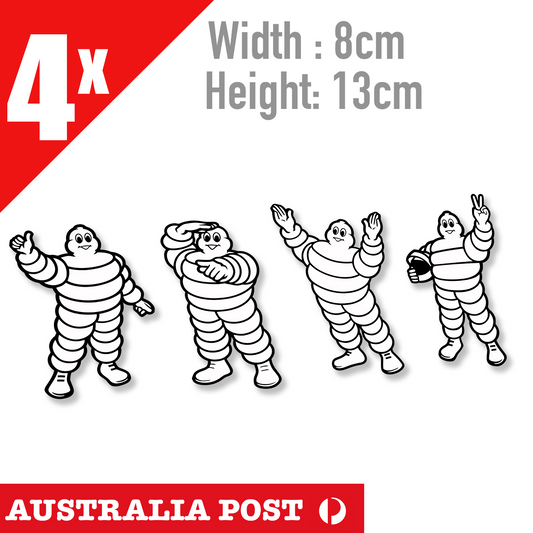 MICHELIN Man Tyre  Laptop , Car  Decal Stickers
