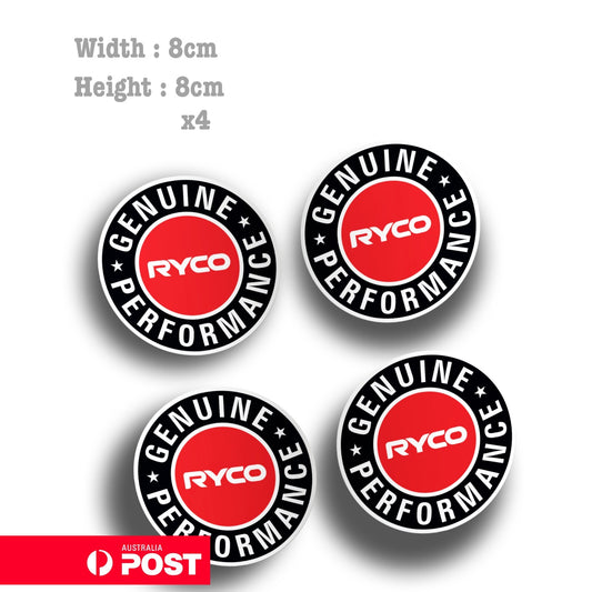 RYCO Filter Genuine Performance Logo Sticker 