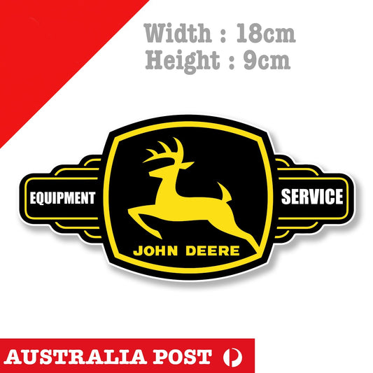 JOHN DEERE Logo, Equipment & Service Sign Logo, John Deere Logo  Sticker