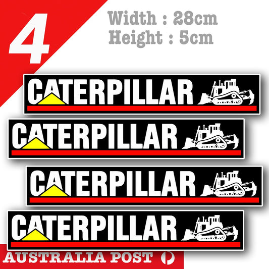 CATERPILLAR  Bulldozer Logo Banner Decal, Mining Machinery  Sticker